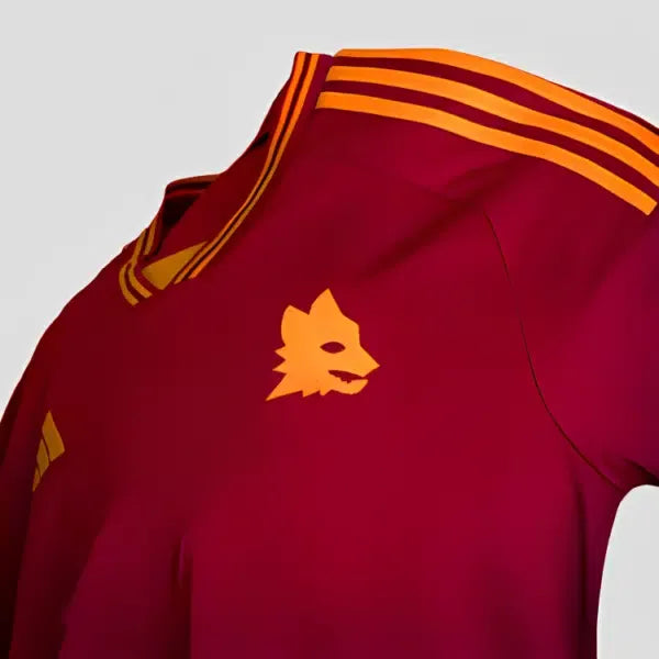 Camisa Roma I 2023/24 Vermelha - Modelo Torcedor