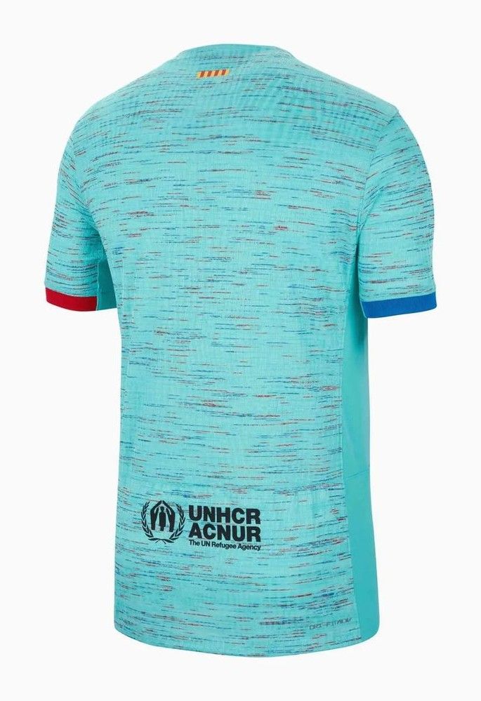 Camisa Barcelona lII 2023/24 Azul - Modelo Torcedor