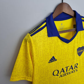 Camisa Boca Juniors lll 2022/23 Amarela - Modelo Torcedor