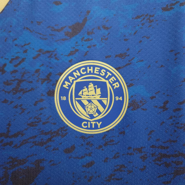 Camisa Manchester City Edição Especial 2022/23 Azul - Modelo Torcedor