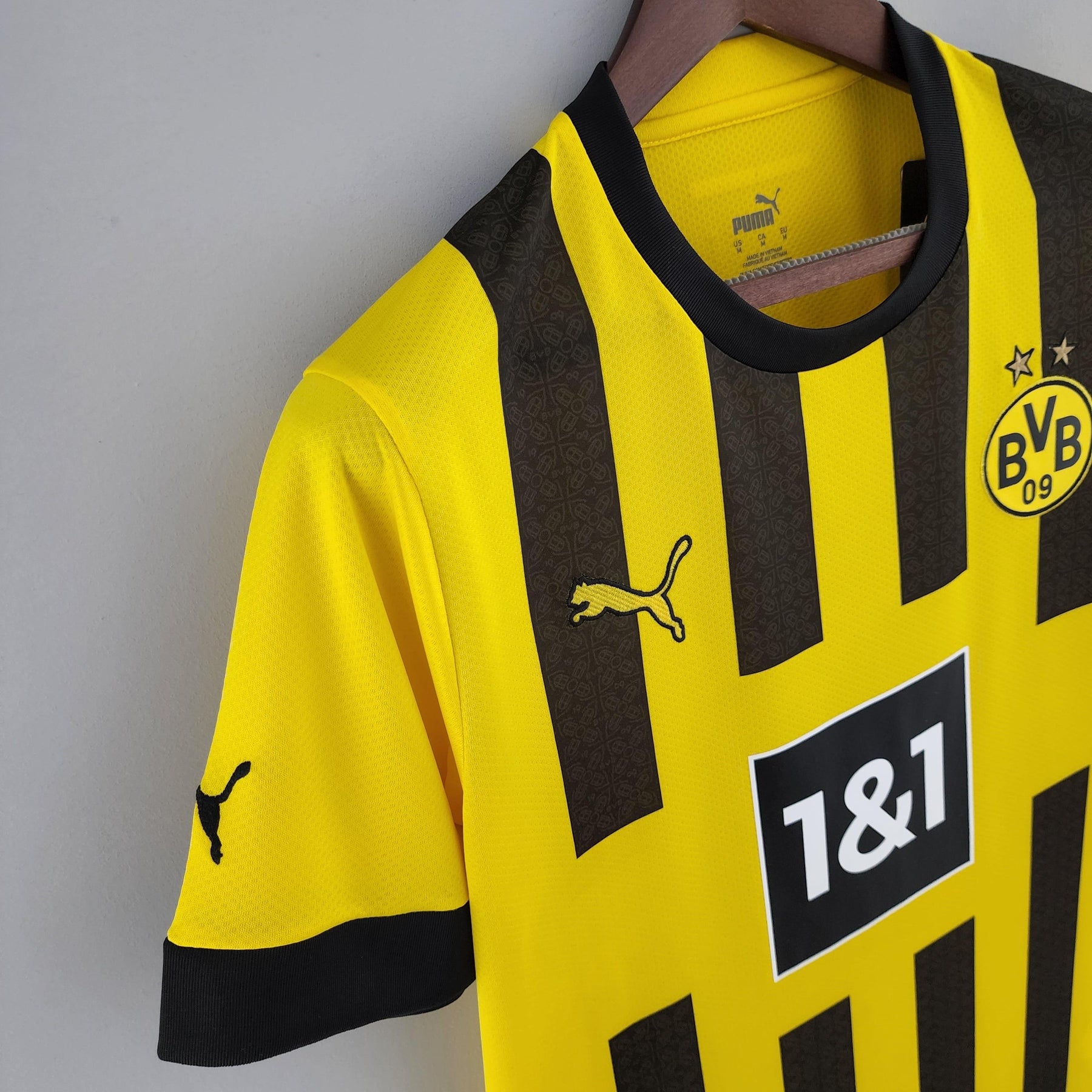 Camisa Borussia Dortmund l 2022/23 Amarela e Preta - Modelo Torcedor