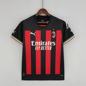 Camisa AC Milan l 2022/23 Rubro-Negra - Modelo Torcedor