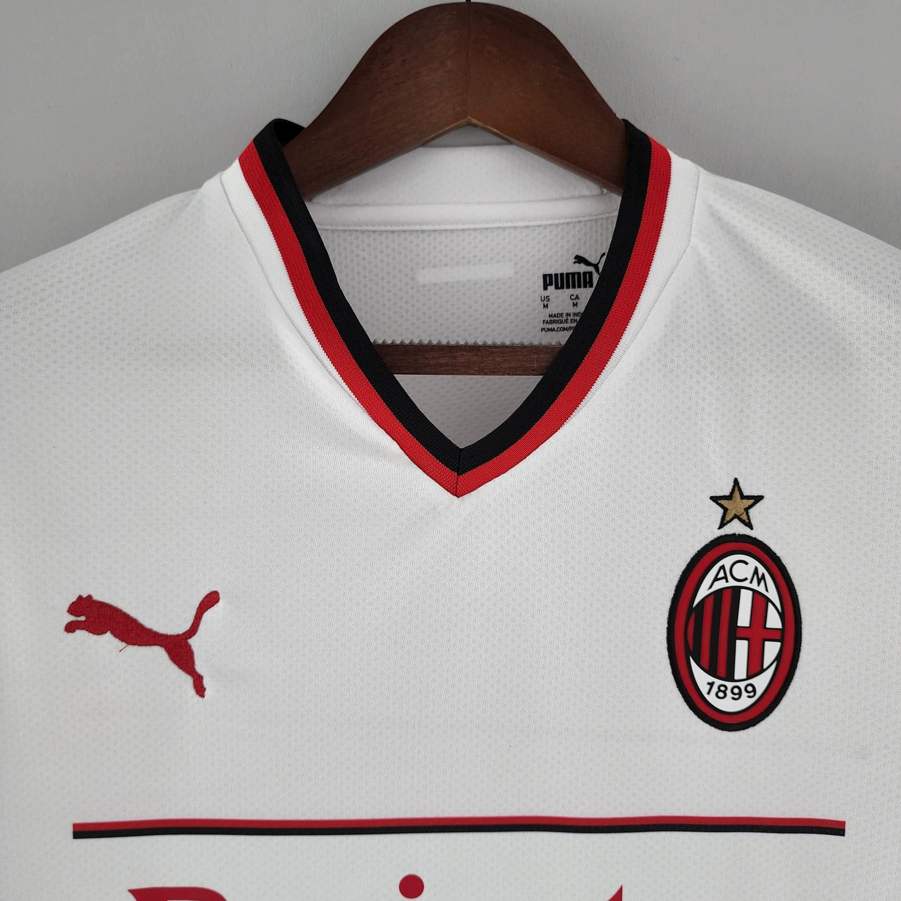 Camisa AC Milan ll 2022/23 Branca - Modelo Torcedor