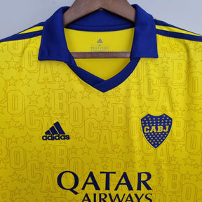 Camisa Boca Juniors lll 2022/23 Amarela - Modelo Torcedor