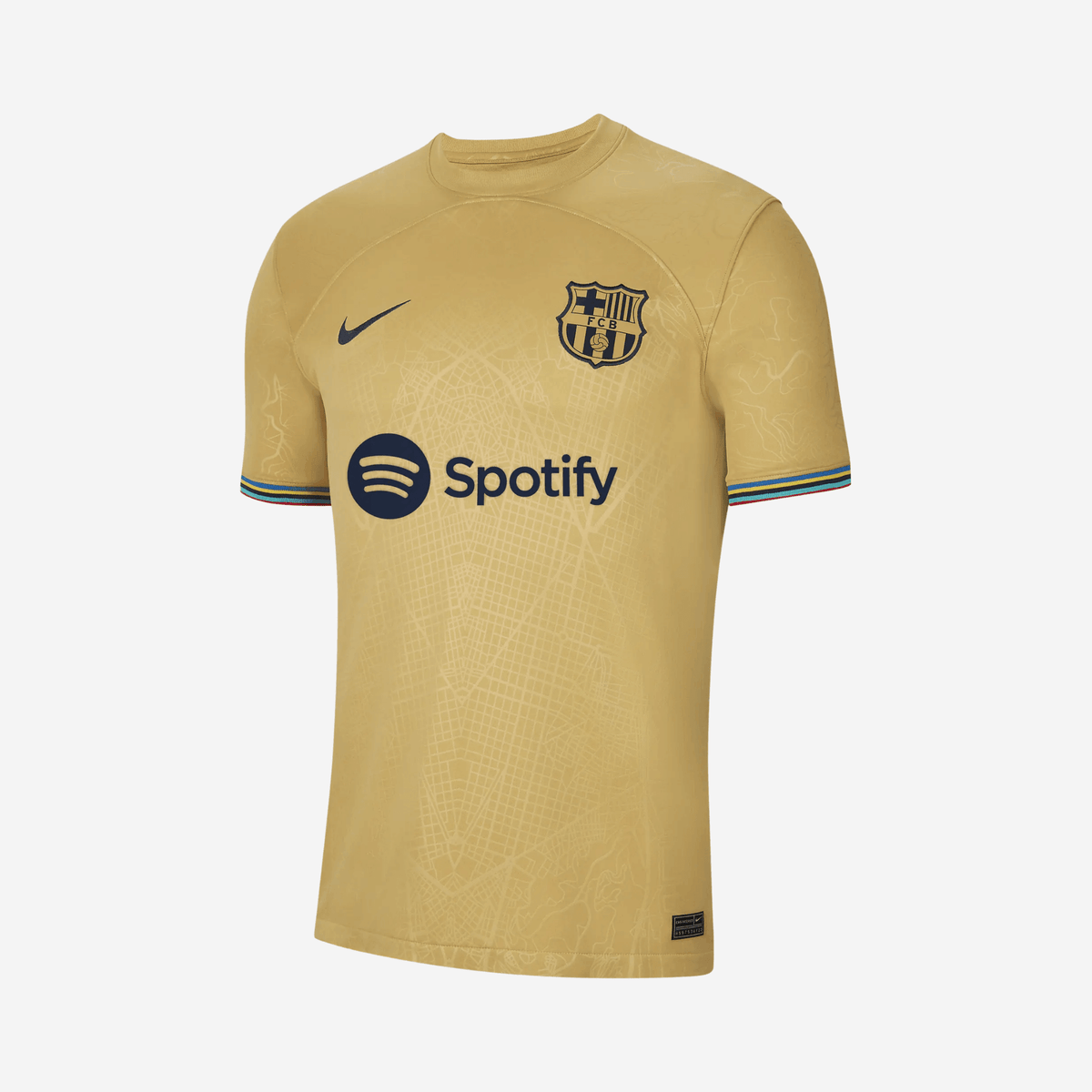 Camisa Barcelona ll 2022/23 Dourada - Modelo Torcedor