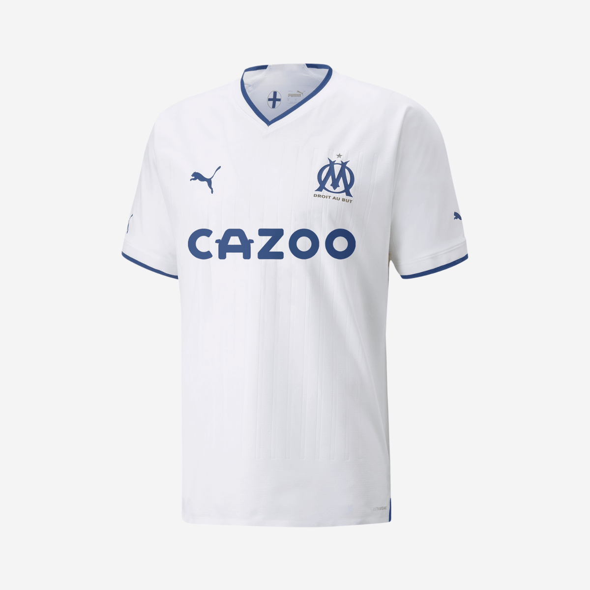 Camisa Olympique de Marseille l 2022/23 Branca - Modelo Torcedor