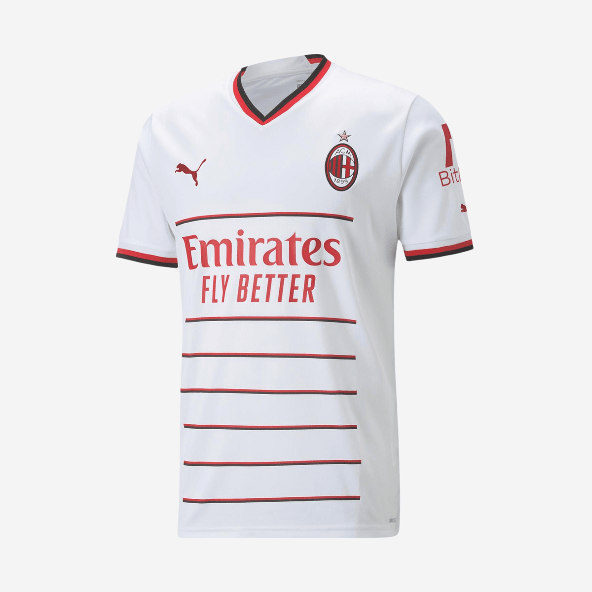 Camisa AC Milan ll 2022/23 Branca - Modelo Torcedor