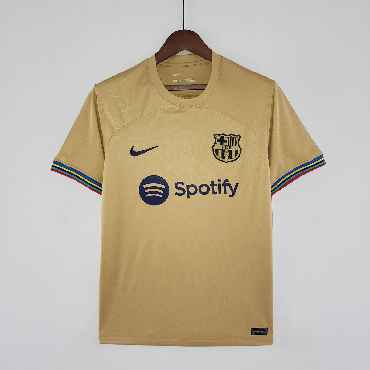 Camisa Barcelona ll 2022/23 Dourada - Modelo Torcedor