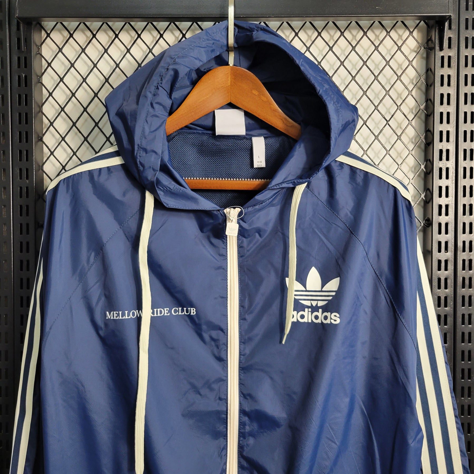 Jaqueta Corta Vento Adidas Azul 23/24