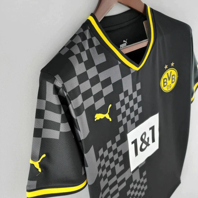 Camisa Borussia Dortmund ll 2022/23 Preta - Modelo Torcedor