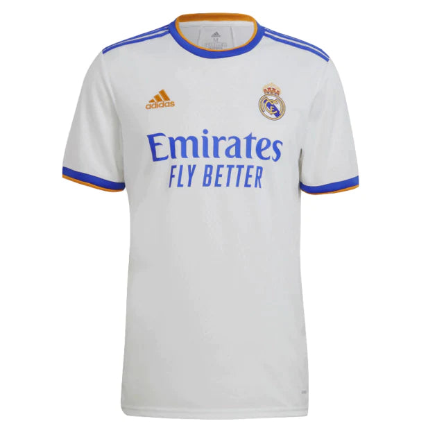 Camisa Real Madrid l 2021/22 Branca - Modelo Torcedor